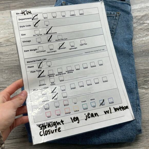 Agolde Nico Blue Womens 28 High Rise Slim Straight Distressed Button Fly Jeans - Picture 8 of 12